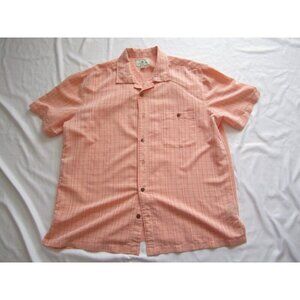 Men's Island Shores Rayon Blend Button Short Sleeve Shirt Sz XXL (MT469)